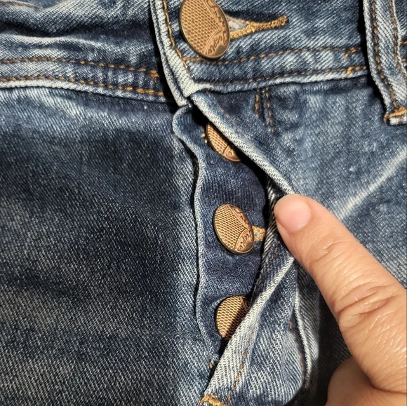 Free People Cutoff Denim Shorts size 27 - Picture 4 of 5